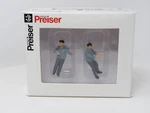 Preiser 65372 Engineer & Fireman Cab Railroad Train Crew Figure Set. Fixed Price $36.99.