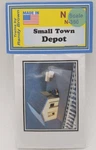 Trains By Randy Brown N-350 Scale Small Town Depot Building Kit. Fixed Price $26.34.