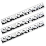 Aimoll 3PCS Colorado Letters EMBLEMS,3D Decal Badges Glossy For Gm Silverado .... Fixed Price $95.76.