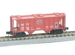 Z Scale Micro-trains Mkt, Katy 2 Bay Covered Hopper #1311 Mt #531 00 031. Fixed Price $19.99.