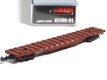 82499-01 Marklin Z-scale Large Flat Car Metal Atsf Santa Fe Usa Nib. Fixed Price $51.25.