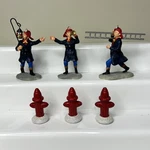 Vtg Lemax Enchanted Forest Christmas Village Collectible Bucket Brigade Firemen. Fixed Price $11.59.
