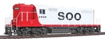 Soo Line GP9 High Hood Switcher -dc/dcc Ready- Scale -"red Nose"-new Oop Rare. Fixed Price $264.95.