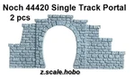 Noch Z Scale 44420 Two Stone Tunnel Portals Single Track *new Usa Dealer. Fixed Price $9.99.