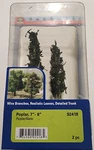 Jtt Scenery Pro Elite 2 Pack Of 7"-8" Poplar Trees. Fixed Price $20.00.