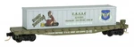 Micro-trains N-scale 045 00 506 Flatcar, Foot United States Army Air Corp. Fixed Price $36.83.