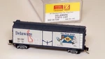 502 00 530 Mtl Z-scale 40' Standard Box Car Plug Door Delaware State. Fixed Price $19.76.