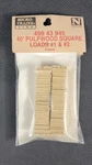 Scale Micro-trains 499 43 945 40' Pulpwood Square Loads #1 & #2 (2-PACK). Fixed Price $14.99.