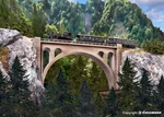 Kibri 37666 1:160 + Z 1:220 - Kit Of Maggiatal Bridge, Single Track. Fixed Price $21.50.