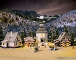 Vollmer 47613 1:160 Kit Of Christmas Village With Led Lighting. Fixed Price $79.75.