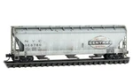 Conrail Ex-pc Nyc 3-BAY Covered Hopper Weathered Micro-trains 094 45 591 Scale. Fixed Price $36.49.