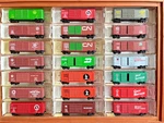 Mtl Micro-trains N-scale Dbl Sliding Door Boxcars-see Pics/ Listing For Details. Fixed Price $20.00.