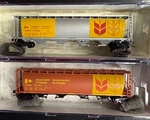 Scale Intermountain Canada Gov Covered Hoppers W/micro-trains #108382 Mint. Fixed Price $44.95.