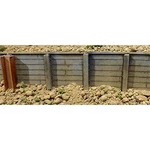 Chooch 8612 Ho/s/o Scale Timber Retaining Wall, .135" Planks. Fixed Price $18.10.