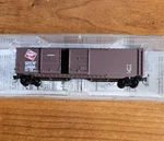 Z Scale 13721-2 50' Standard Box Car Milwaukee Road Micro-trains Line Mtl. Fixed Price $24.99.