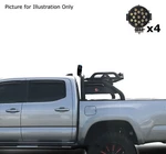 Black Horse Atlas Roll Bar Bed Rack W/7"DIA Led Fit 1999-2026 Ford F250 Sd. Fixed Price $1333.71.