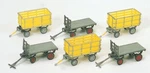 Preiser: Postal / Baggage Carts 17112 - Brand New Old Stock Free Shipping!. Fixed Price $21.95.