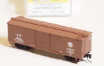 13911 Mtl Z-scale 40' Old Era Box Car W/ Single Doors Southern Pacific Nib. Fixed Price $27.00.