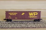 Micro Trains Western Pacific 50' Standard Box Car Z Scale 507 00 601-1. Fixed Price $20.92.