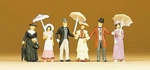 Preiser 12139 Ho Scale 1900S Figures Passers-by PKG(6). Fixed Price $25.99.