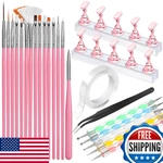 Fandamei Nail Art Tools 15 Pcs Brushes Dotting. Fixed Price $11.45.