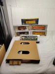 Ahm Ho Train Locomotive Track Cars Transformer Set. Fixed Price $136.00.