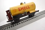Original Marklin, O, #17740, Shell Oil Yellow Tank Car With Spigot, C-7 Ex. Fixed Price $100.14.
