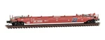 Micro Trains Z Scale Gunderson Husky Stack 70' Well Car Burlington Northern. Fixed Price $28.40.