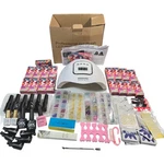 Jodsone 32-COLOR Gel Nail Polish Kit W/ Uv Lamp, Tools & Adhesives Gift Set. Fixed Price $25.00.