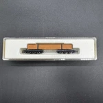 Marklin 8619 Lumber Freight Car Z Scale Model Trains. Fixed Price $40.00.