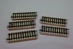 ZD0054 Marklin Train Ho Rail 5107 Lot Straight 1/2 90MM Track Section. Fixed Price $11.71.