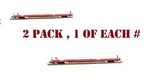 Mtl Micro-trains 071 051 & *atsf.* (2) Set 89' Tofc #295005 295019. Fixed Price $46.99.
