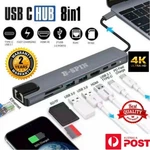 8 In 1 Usb-c Hub Type-c Multi 3.0 4K Hdmi RJ45 Ethernet Micro Sd Tf Otg. Fixed Price $14.26.
