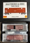 Scale Micro-trains Baltimore & Ohio Box Car 2-PACK 98302210 Mint. Fixed Price $49.95.