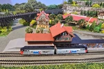 Z-scale Marklin Mini-club #8862 Amtrak F7 Diesel Locomotive Set/ln/box/papers. Fixed Price $299.00.