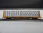 Solid Wood Wrapped Lumber Load For Ho Scale 68 Foot Bulkhead Flat Car. Fixed Price $7.99.