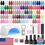 Beetles Gel Polish Nail Kit U V Light - 80PCS Color. Fixed Price $36.82.