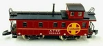 Z Scale Marklin Mini-club 8636 Atsf Caboose Nib. Fixed Price $49.95.