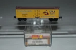 Z Scale Mtl 51800290 Fox Brewing 40' Single Door Reefer 4751 C26640. Fixed Price $24.99.