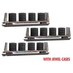 Microtrains Line Flatcar W/tire Load 3-PACK Northwestern Oklahoma (nokl) Scale. Fixed Price $110.52.