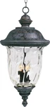 Maxim 40427WG Bronze Carriage House 24" 3-LIGHT Vivex Pendant. Fixed Price $340.20.