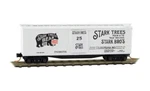 Scale Micro-trains Mtl# 042 00 010 Stark BROS.40' Double-sheathed Wood Box Car. Fixed Price $28.39.
