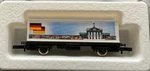Rklin Z Scale Germany Flag Reunification Series Container Box Car 2521A. Fixed Price $66.53.