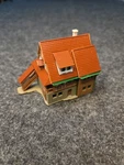 Vollmer Z Scale # 49531 Story Half Framed German House Fully Assembled. Fixed Price $34.99.