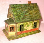 Lionel Prewar #184 A-1 Lighted Bungalow "o" Gauge Green Roof Variation Tested. Fixed Price $42.12.