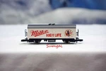 Marklin 2404M M/m 0504 Lady Miller High Life Refrigerator Car Z Scale Gauge. Fixed Price $49.95.