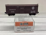 NN3 Scale Micro Trains Mtl 15101 Denver Rio Grande Western D&rgw 3052 Box Car. Fixed Price $25.00.