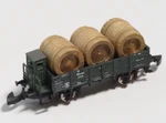 Marklin Z-scale Old Era Short Freight Car Wood Beer / Wine Kegs Munich Bavaria. Fixed Price $40.49.