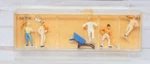 Preiser Mini-figures 31, Construction Workers, Track Crew, Ho Scale. Fixed Price $11.95.