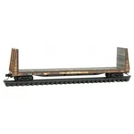 Texas Oklahoma & Eastern 61' Bulkhead Flat Car Micro-trains #054 46 340 Scale. Fixed Price $32.95.